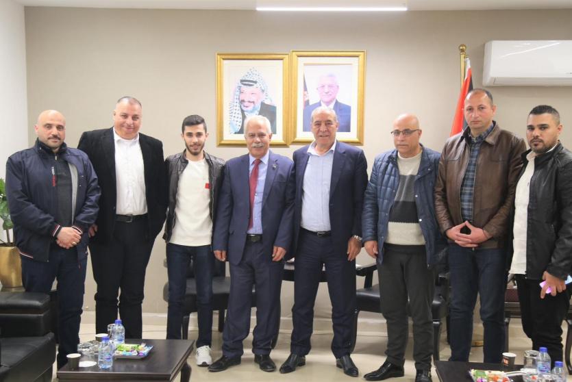 الشيخ يلتقي وفدا من الاتحاد العام لجرحى فلسطين