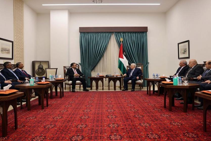 الرئيس يستقبل وزير العمل والتأهيل الليبي