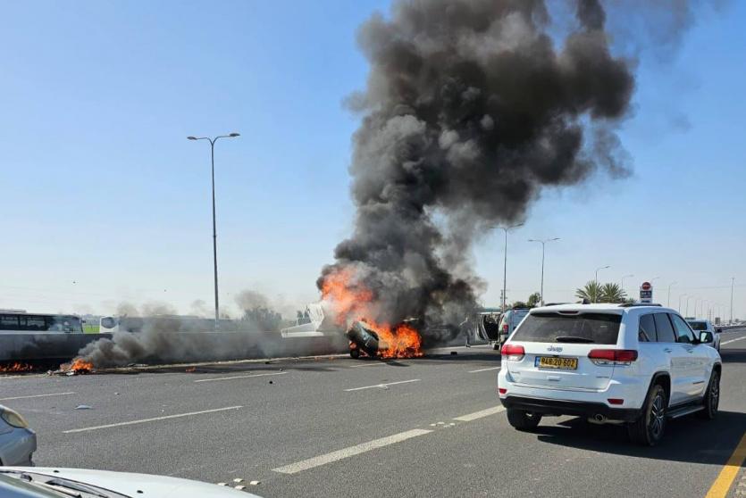 من مكان تحطم المروحية