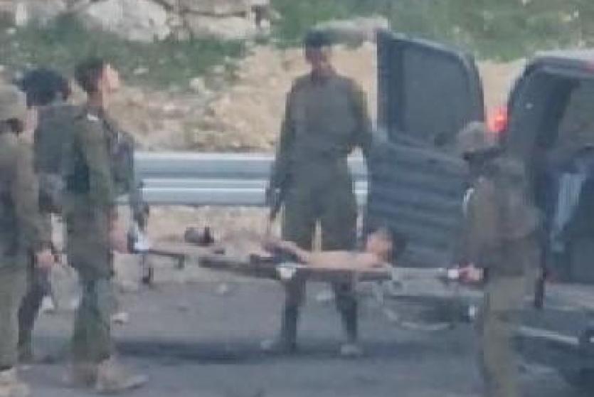 اعتقال الطفل بعد إصابته برصاص الاحتلال