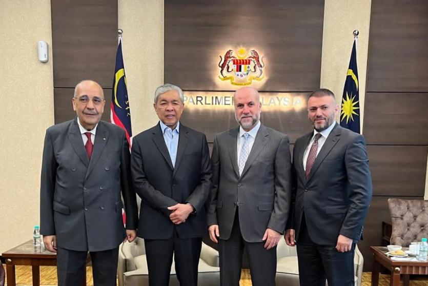 الهباش يبحث مع نائب رئيس الوزراء الماليزي التعاون ودعم القدس