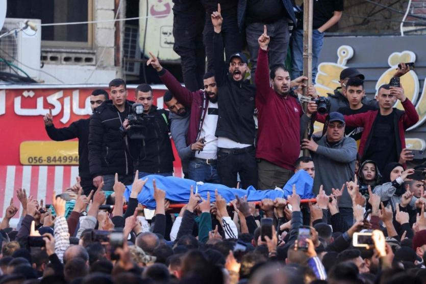 من تشييع شهداء جنين - تصوير: جعفر اشتية