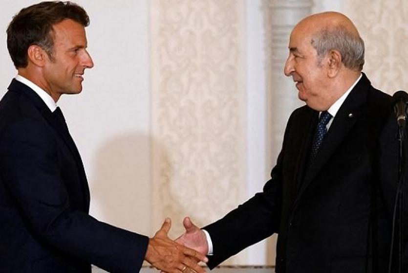 رئيسا الجزائر وفرنسا