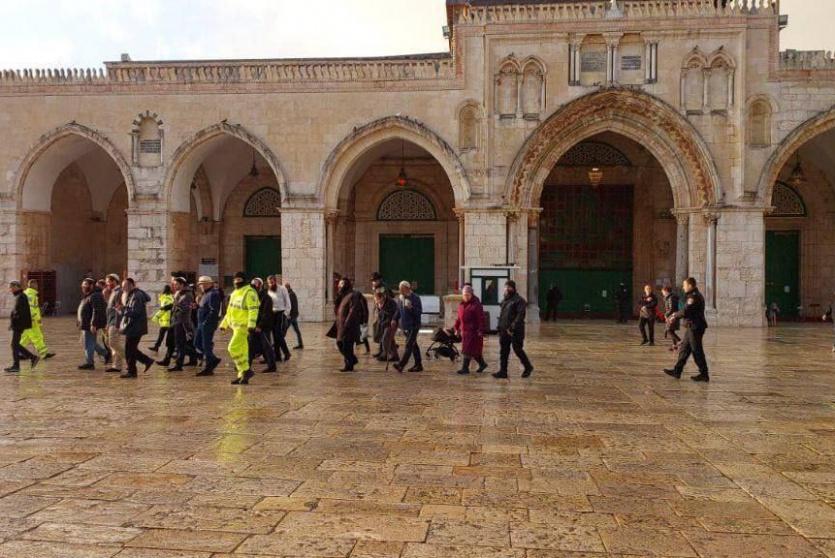 مستوطنون يقتحمون الأقصى - أرشيف