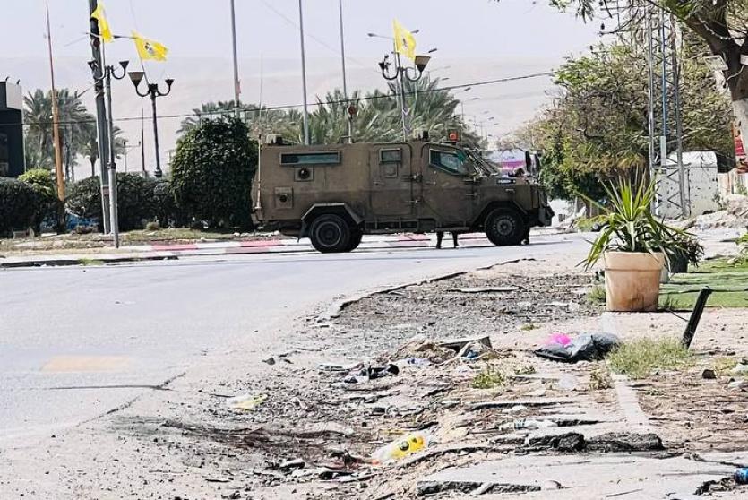 جانب من اقتحام قوات الاحتلال مخيم عقبة جبر جنوب أريحا 