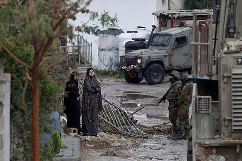 جانب من الحصار المستمر على مدينة أريحا لليوم العاشر على التوالي