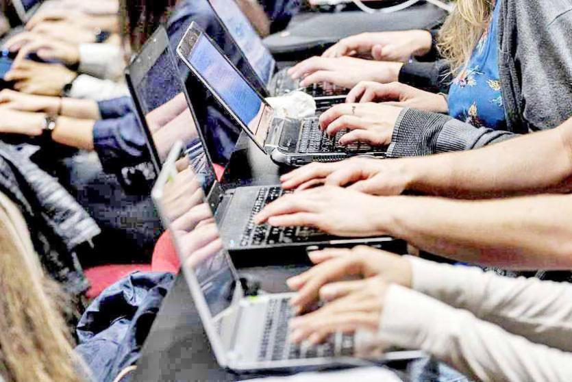 حملة تدوين إلكتروني - صورة توضيحية