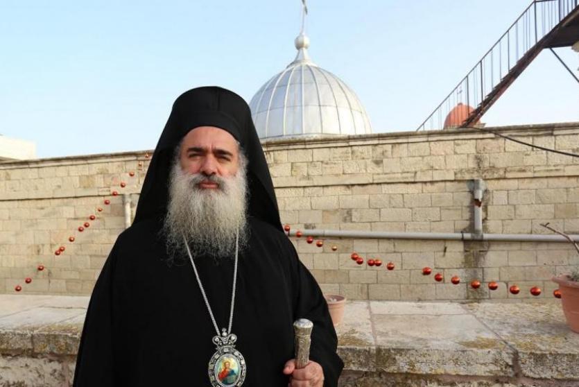 المطران عطا الله حنا رئيس اساقفة سبسطية للروم الارثوذكس