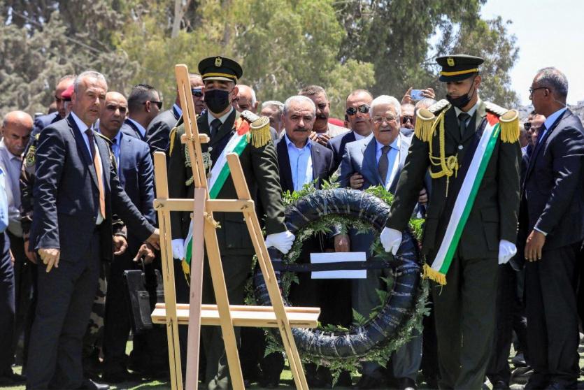 من زيارة الرئيس عباس لمخيم جنين