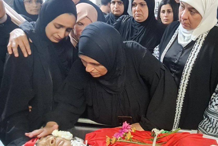 جانب من تشييع الشهيد محمد البايض