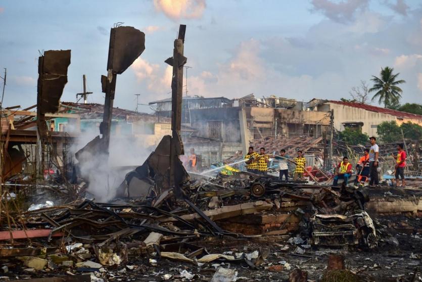 انفجار مستودع في تايلاند