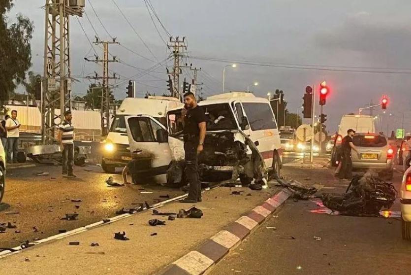 من مكان الحادث 