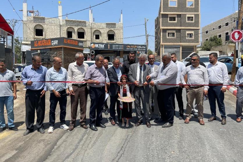 جانب من افتتاح المشاريع