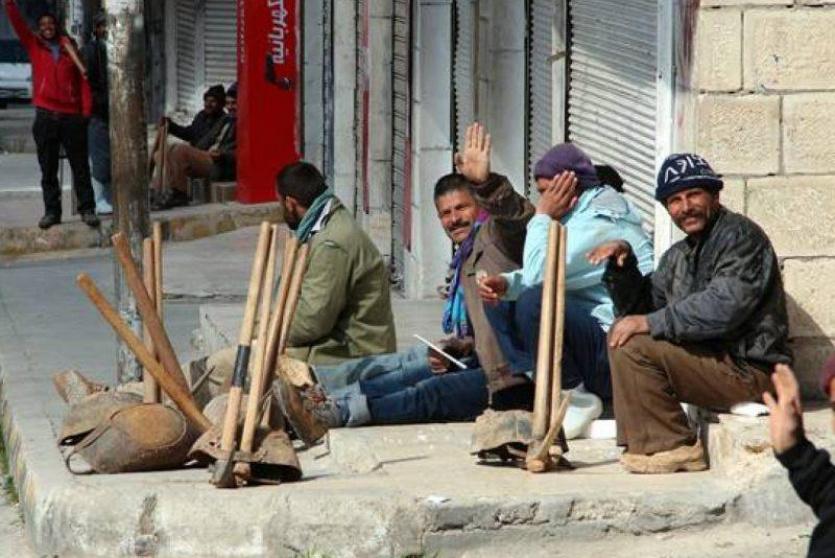 عمال فلسطينيون - أرشيف