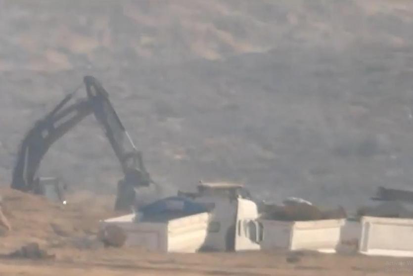 هدم مدرسة عين سامية