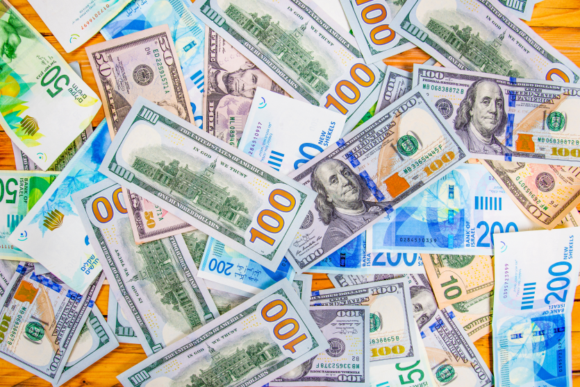 أسعار صرف العملات مقابل الشيكل - ارشيف