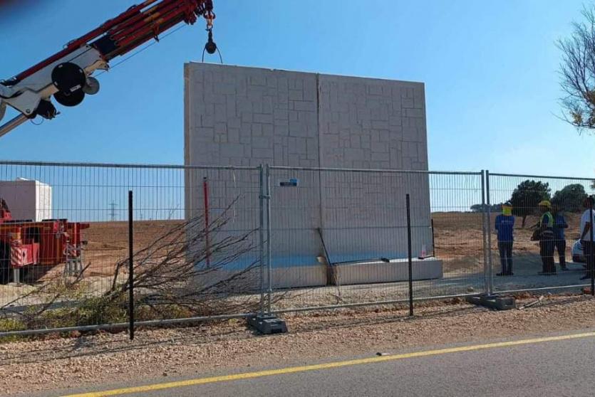 جدار جديد على حدود غزة