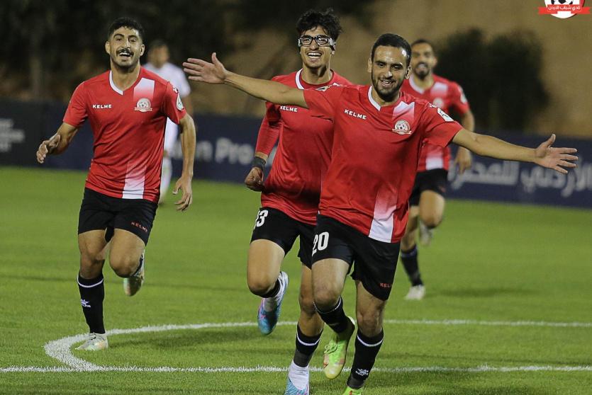 من مباراة معان ضد شباب الأردن