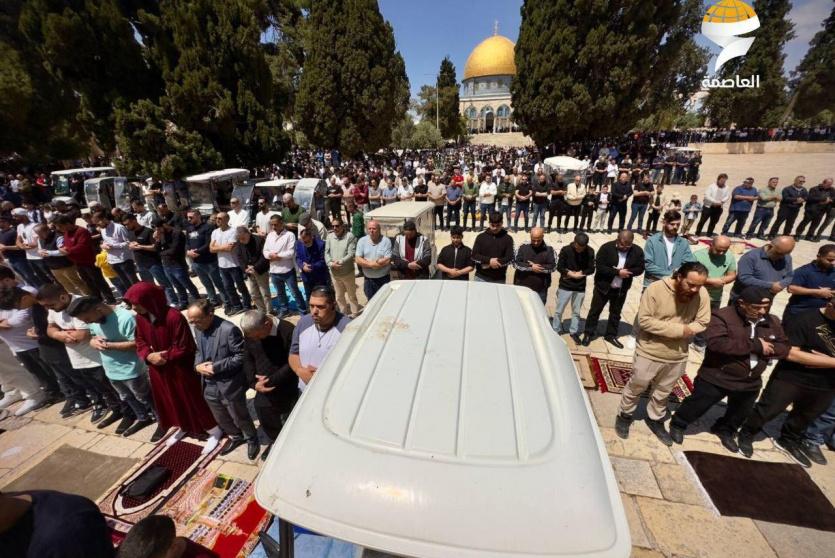 صلاة الجمعة في المسجد الأقصى