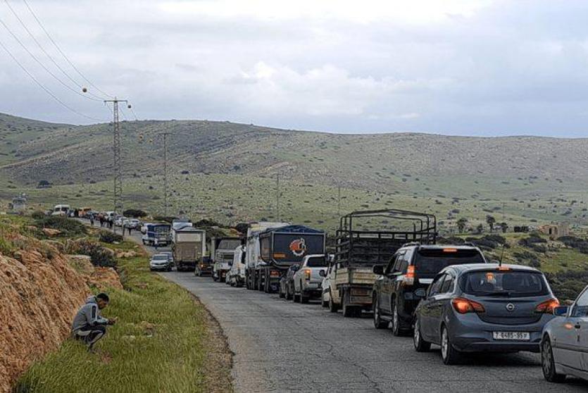 الاحتلال يشدد إجراءاته العسكرية على حاجز تياسير شرق طوباس