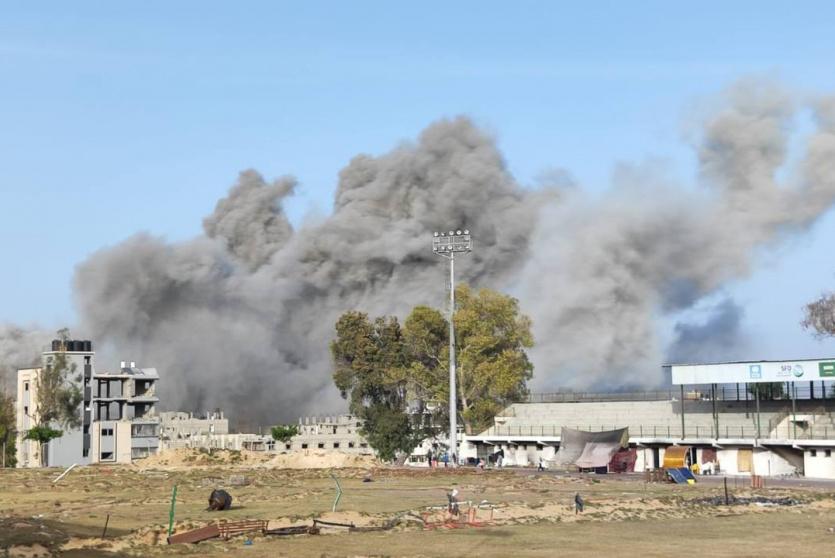 قصف منازل في قطاع غزة اليوم