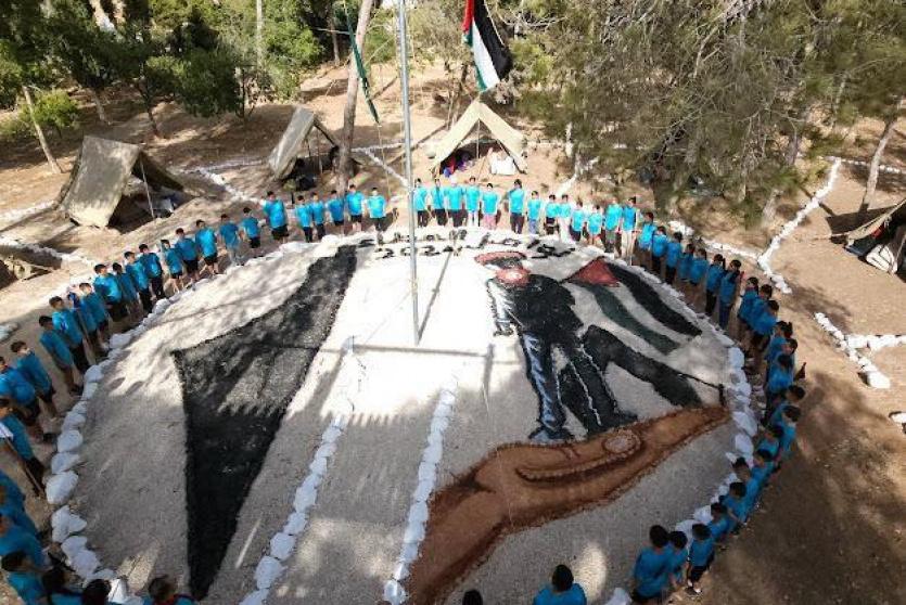 جانب من المخيم الكشفي