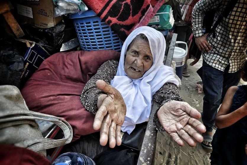 نازحون في غزة - ارشيفية