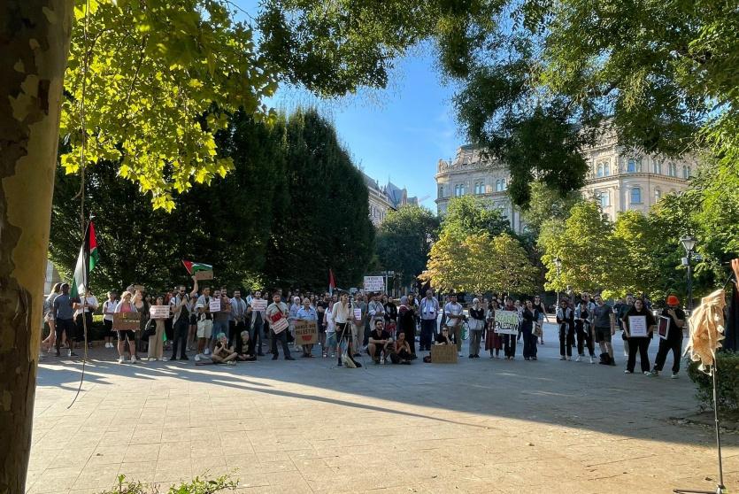 تظاهرة في العاصمة بودابست