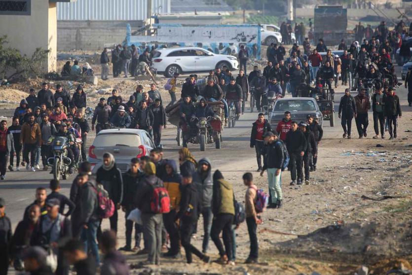 نازحون في غزة - ارشيفية