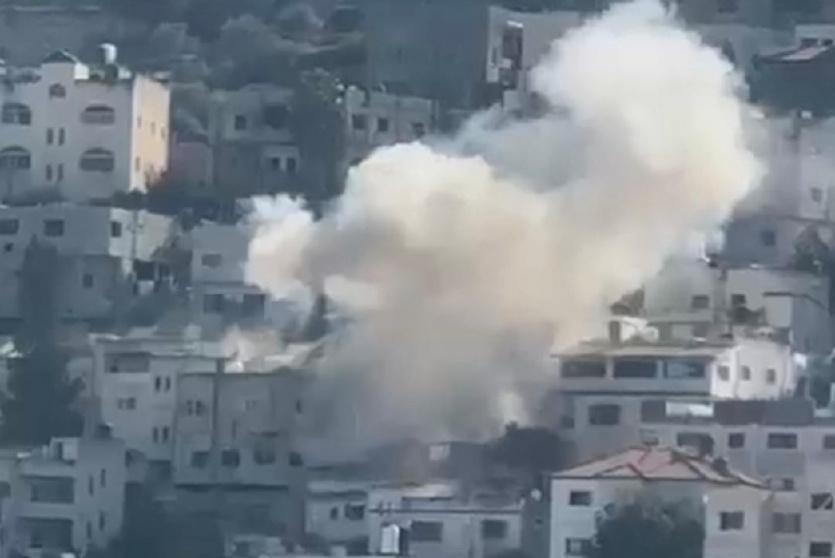قصف غزة -ارشيف-