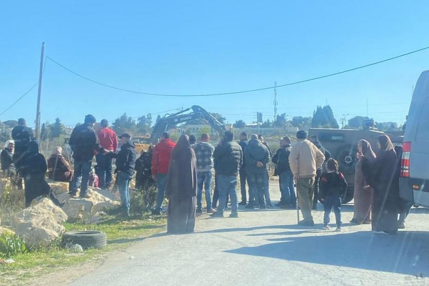 من مكان الهدم