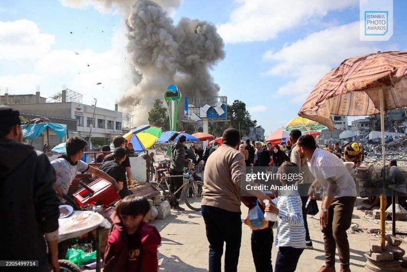 قصف غزة - ارشيف