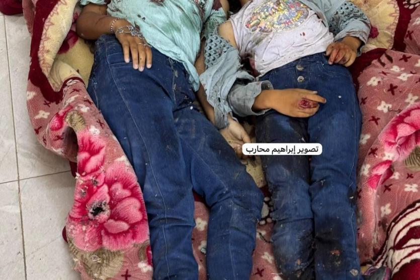 طفلتان استشهدتا بملابس العيد