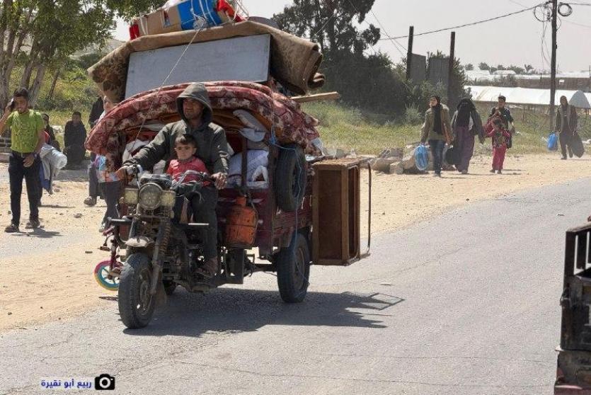 نازحون في غزة - ارشيفية