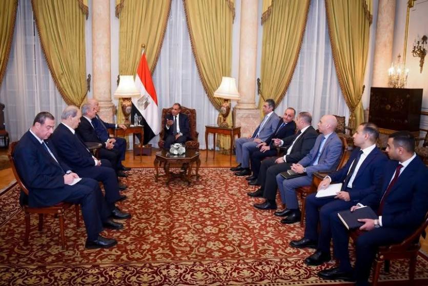 وفد حركة فتح يلتقي وزير الخارجية المصري