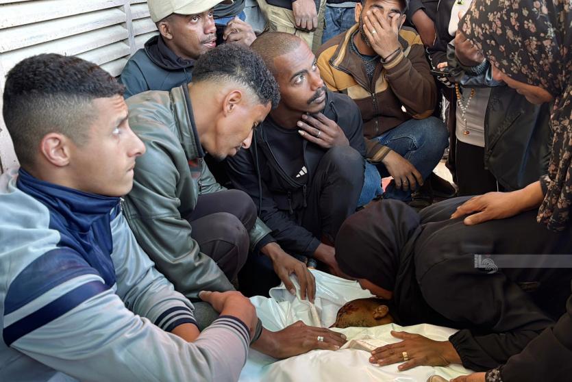 وداع شهيد في غزة 