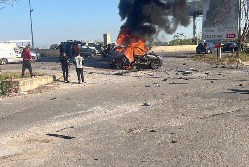 من مكان الاستهداف