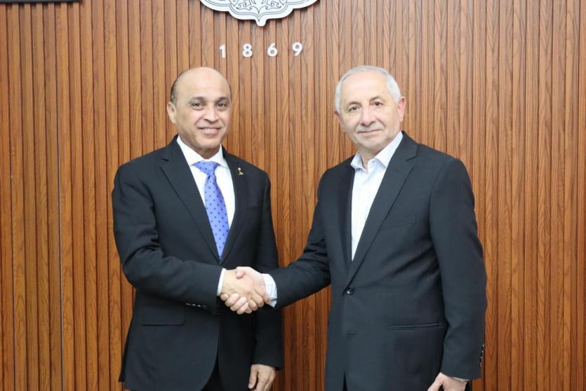 خلال لقاء وزير النقل ورئيس بلدية نابلس