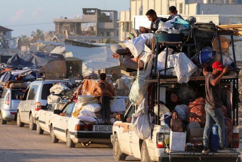 نزوح سكان غزة 