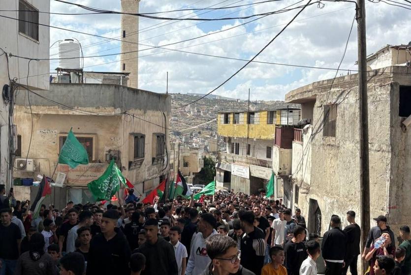 تشييع جثمان الشهيد أحمد نصاصرة