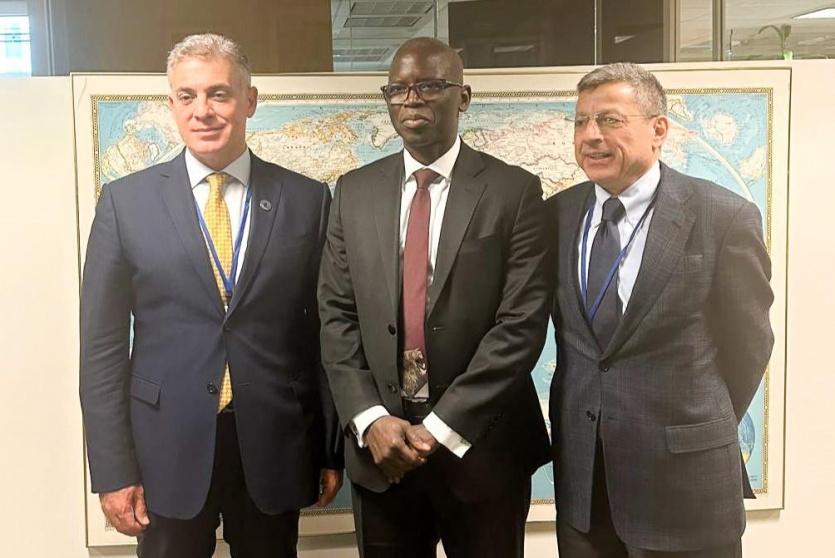 محافظ سلطة النقد يلتقي كبار مسؤولي البنك الدولي وصندوق النقد الدولي في واشنطن