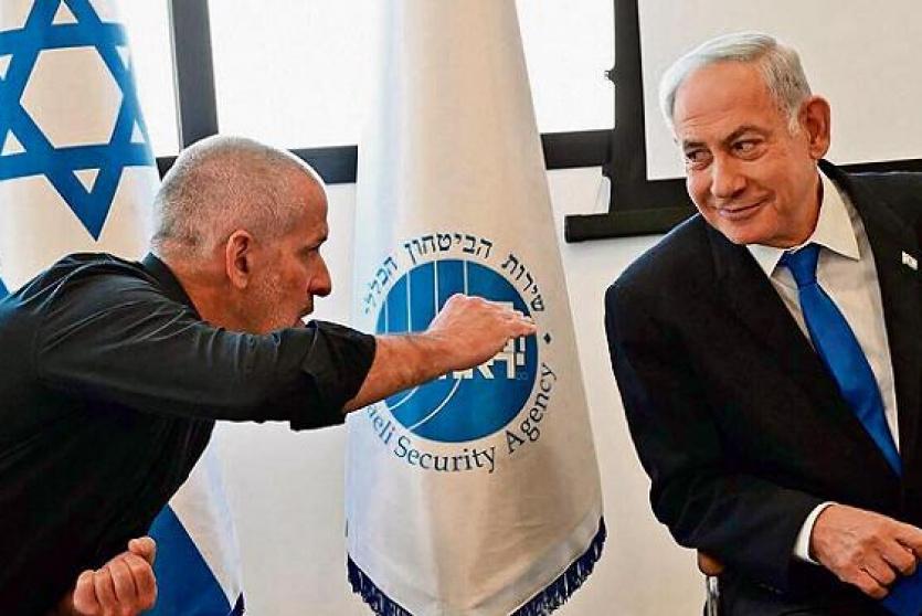 نتنياهو ورئيس الشاباك -أرشيف-