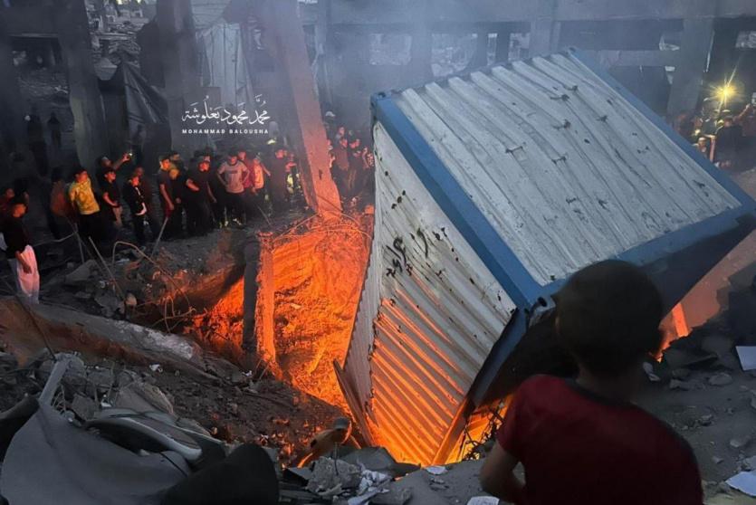 قصف غزة -أرشيف-