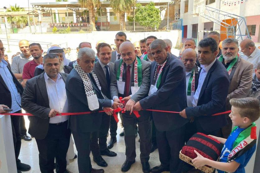 افتتاح مشروع إنشاء وتشطيب غرف صفية لمدرسة عين البيضاء في الأغوار