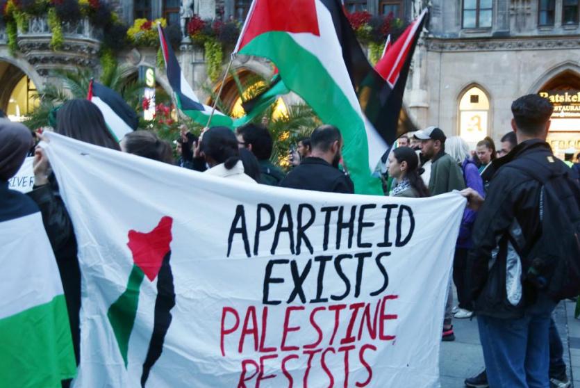 تظاهرة في ستوكهولم احتجاجا على توسيع إسرائيل حرب الإبادة على غزة