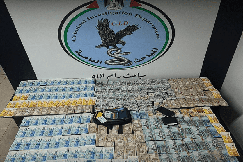 أموال ضبطتها الشرطة