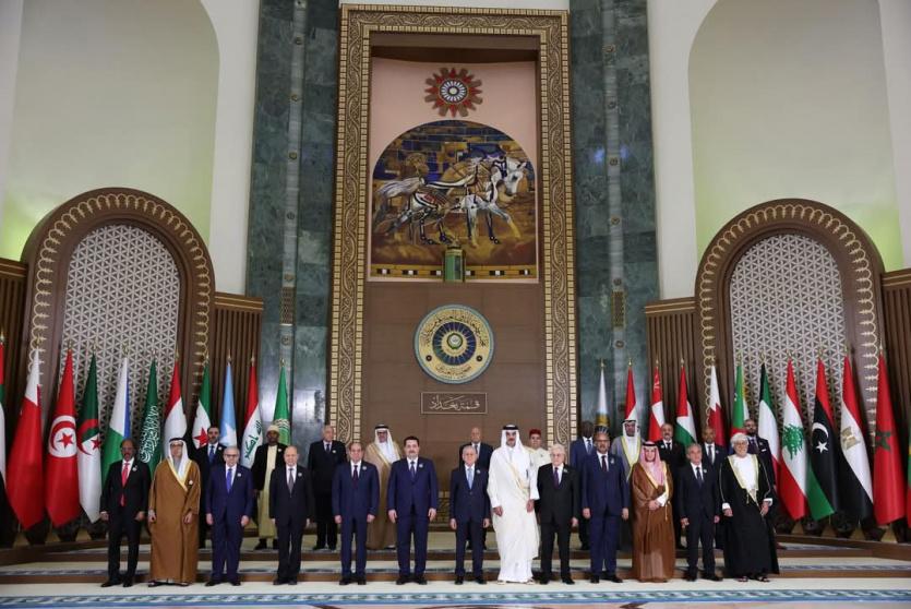 الزعماء العرب خلال القمة العربية 