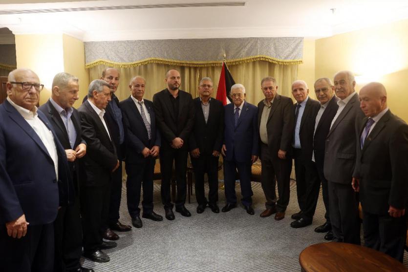 الرئيس عباس يلتقي مع فصائل منظمة التحرير الفلسطينية في لبنان