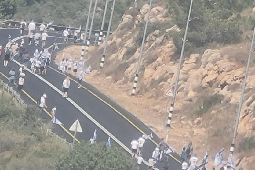 من مسيرة المستوطنين