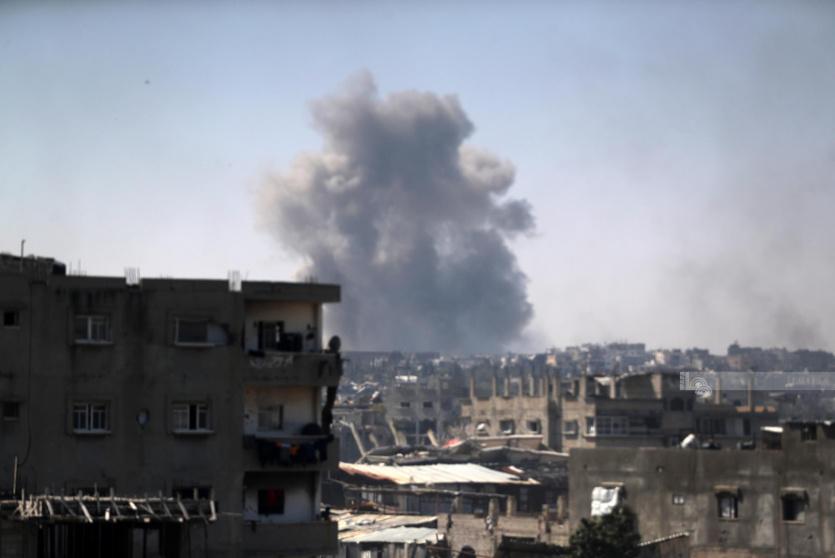 قصف غزة -ارشيف-